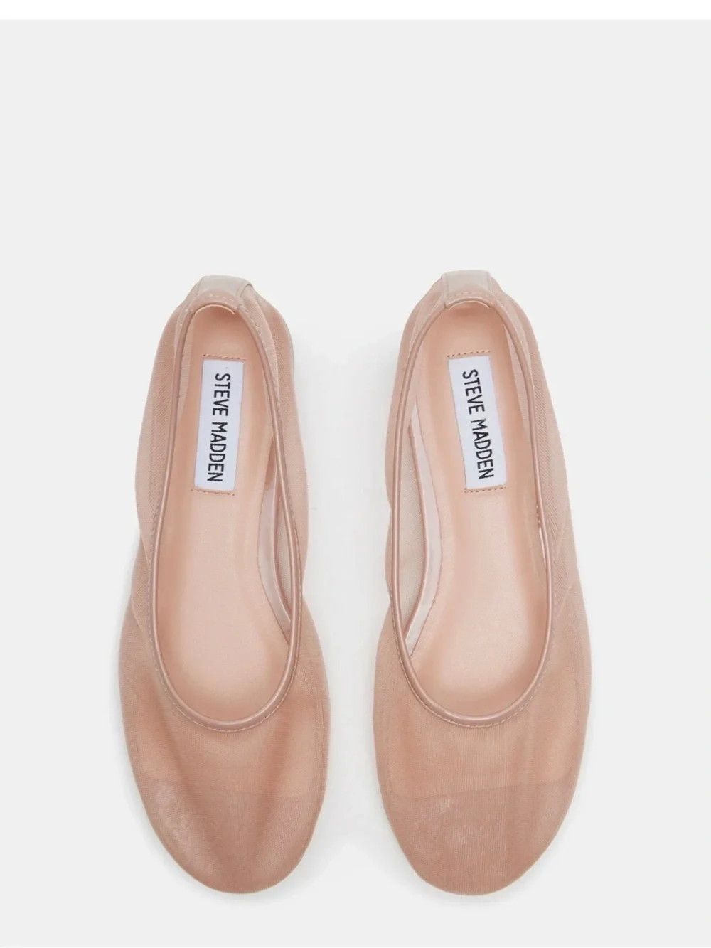 Steve Madden Mauve Pink Leather Ballet Flats